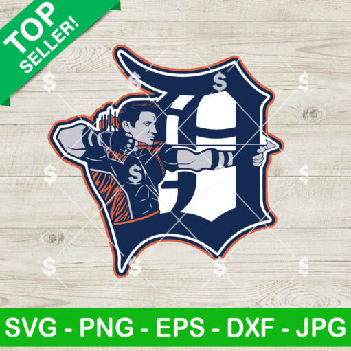 Detroit Tigers MLB Team Hawk Eye SVG