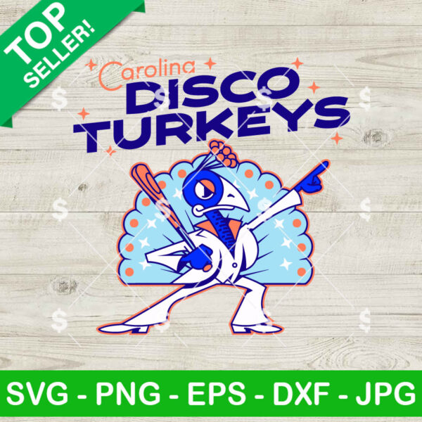 Carolina Disco Turkeys SVG
