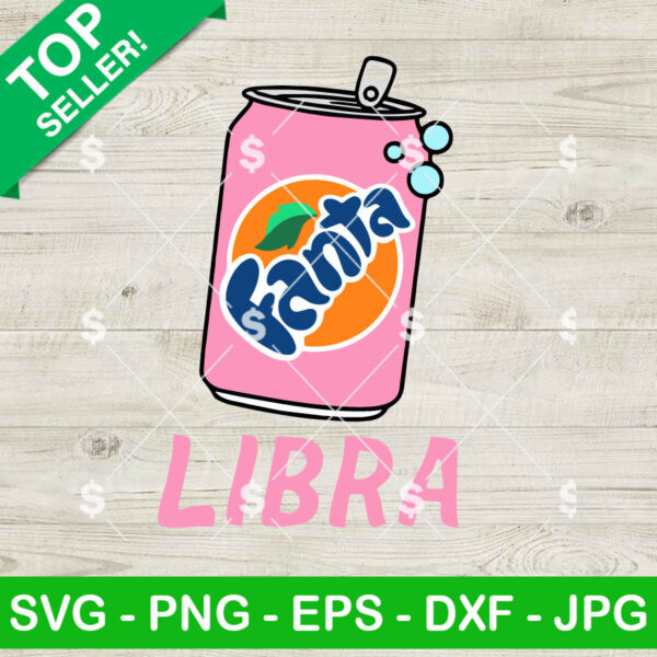 Fanta Astrology Libra SVG, Fanta Drink Bottle SVG, Fanta Coca Cola SVG
