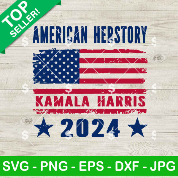 American Herstory Kamala Harris 2024 SVG, Kamala Harris SVG, Herstory Kamala SVG