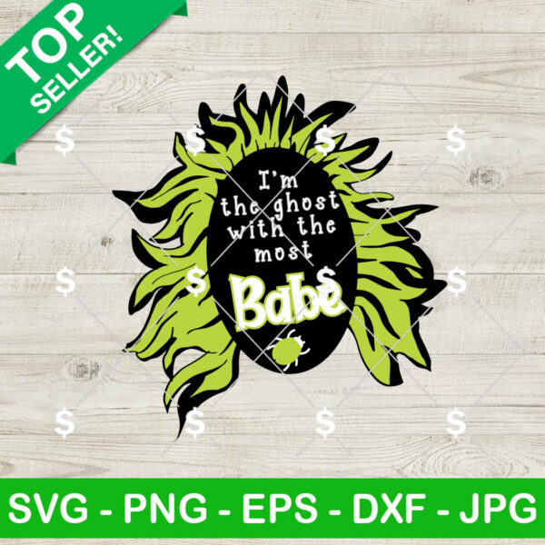 Beetlejuice Face Head SVG