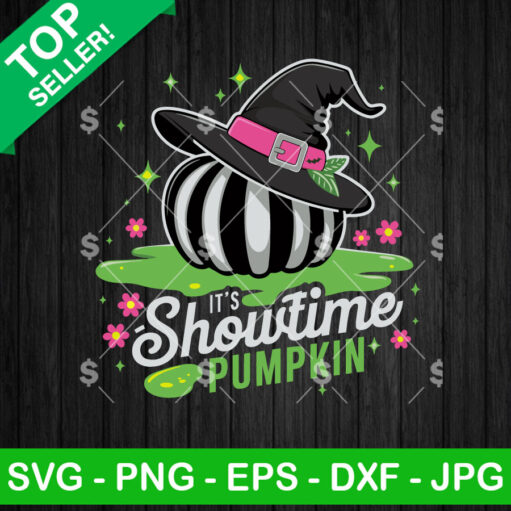 It'S Show Time Beetlejuice Pumpkin Svg