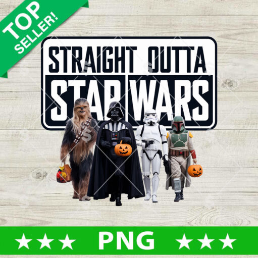 Straight Outta Star Wars Halloween PNG