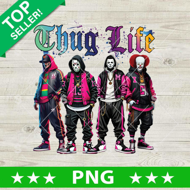 Thug Life Horror Streets Style PNG