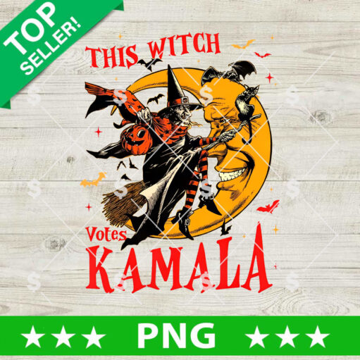 This Witch Votes Kamala PNG