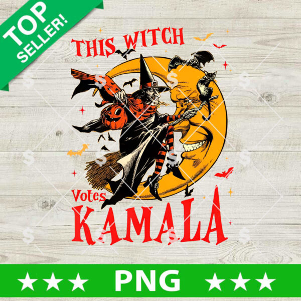 This Witch Votes Kamala PNG