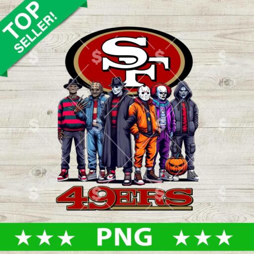 Horror Friends San Francisco 49ers PNG