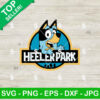 Bluey Heeler Park SVG