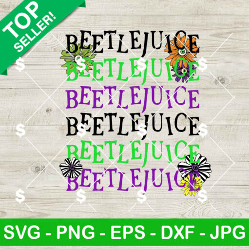 Beetlejuice Beetlejuice Floral Svg