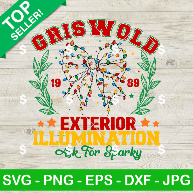 Griswold 1989 Exterior Illumination SVG, National Lampoon's Vacation SVG, Christmas Movie SVG