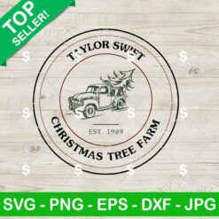 Christmas Tree Farm Badge SVG