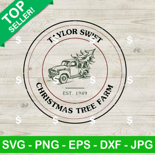 Christmas Tree Farm Badge SVG