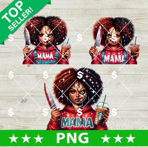 Chucky Horror Mama Png Bundle