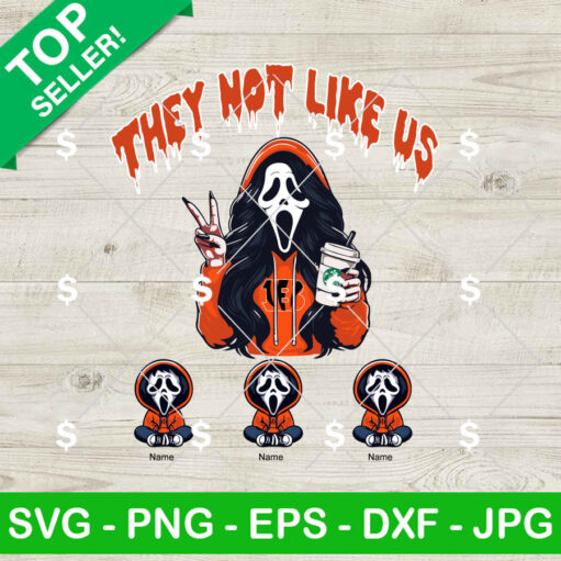 They Not Like Us Cincinnati Bengals Football SVG