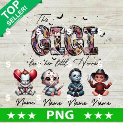 Custom This Gigi Loves Her Little Horrors PNG