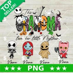 Custom This Grandma Loves Her Little Nightmares PNG