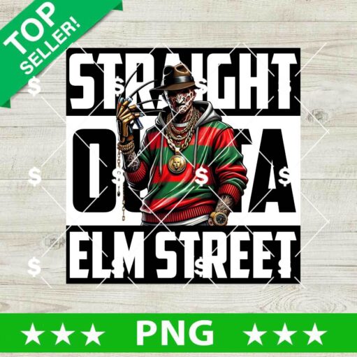 Freddy Straight Outta Elm Street PNG