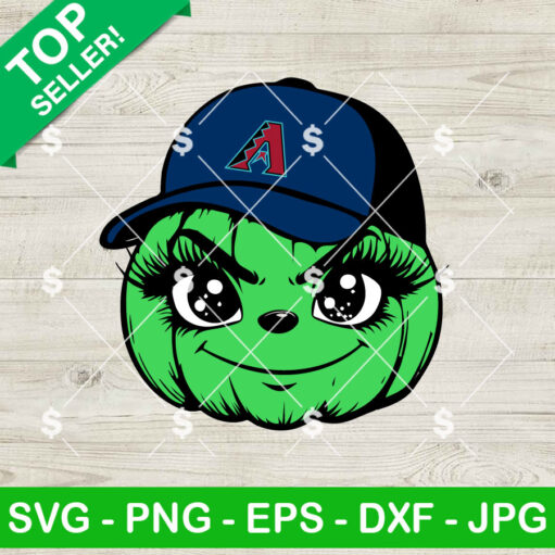 Grinch Arizona Diamondbacks Baseball Svg