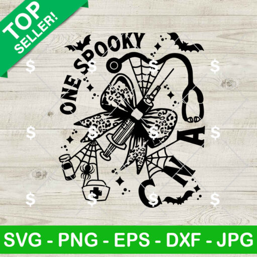 Halloween Cna One Spooky Svg