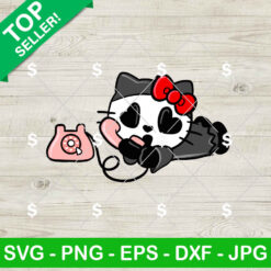 Hello Kitty Ghostface SVG