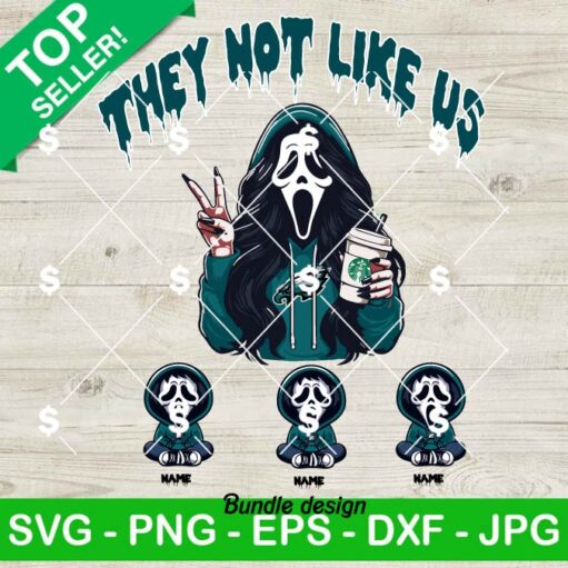 Horror Ghostface Mama They Not Like Us Svg