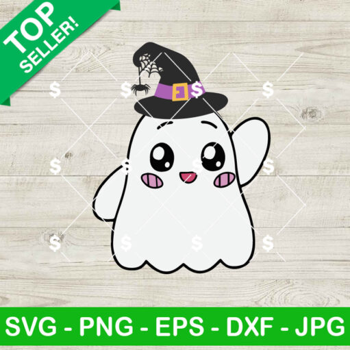 Lankybox Ghosty Witch Hat SVG