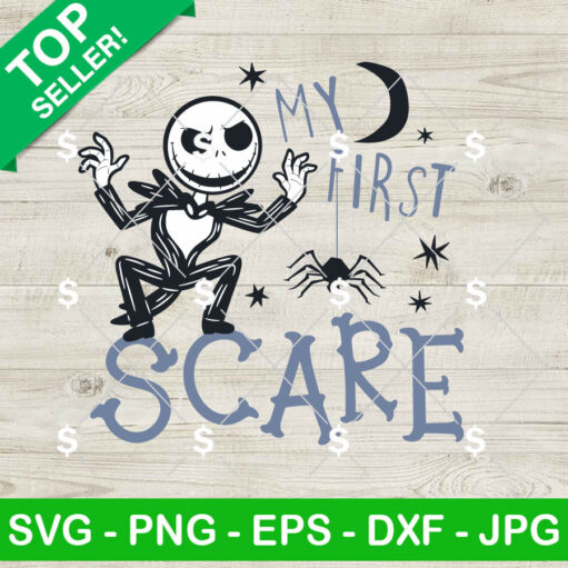 Little Jack Skellington My First Scare Svg