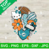 Miami Dolphins Hello Kitty NFL SVG