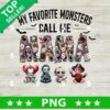 My Favorite Monsters Call Me Mama PNG, Horror Baby PNG, Horror Mom PNG