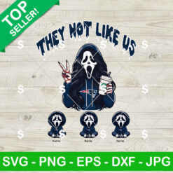 New England Patriots They Not Like Us Football SVG, Horror Mama NFL SVG