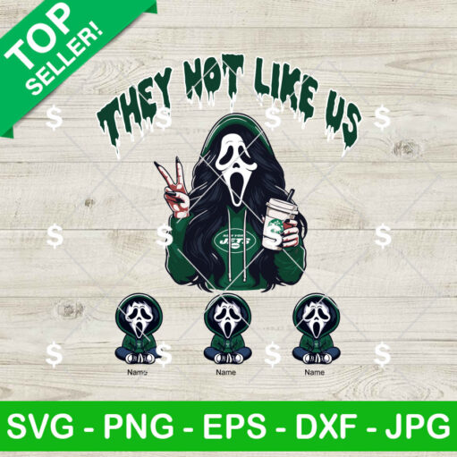 They Not Like Us New York Jets Football SVG