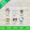 Sanrio Friends Happy Halloween SVG