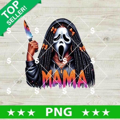 Scream Ghostface Black Mama Png