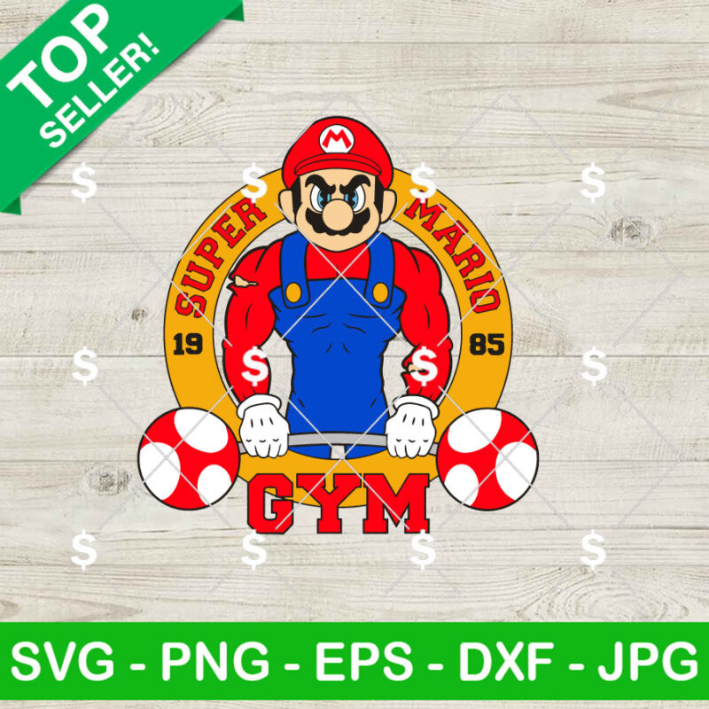 Super Mario Gym SVG