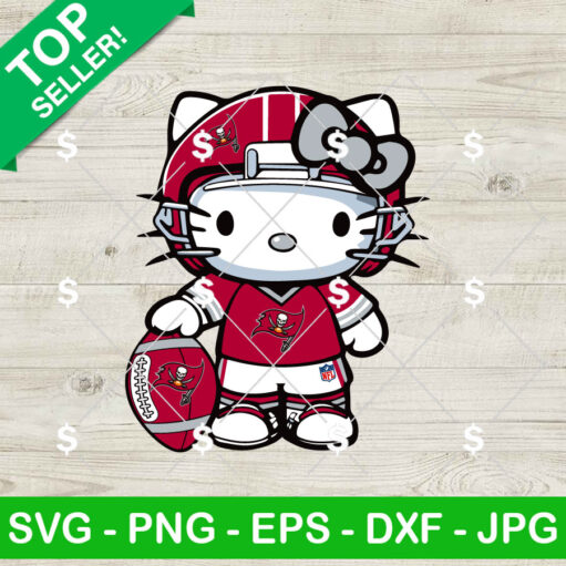 Tampa Bay Buccaneers Hello Kitty SVG