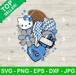 Tennessee Titans Kitty Football Team SVG