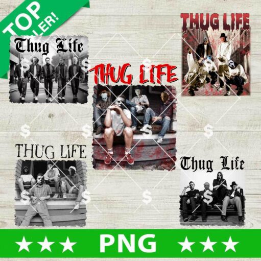 Thug Life Halloween PNG Bundle