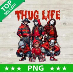 Thug Life Killers Characters PNG, Thug Life Horror PNG, Funny Halloween Meme PNG