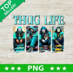 Thug Life Street Style Horror Movie PNG, Halloween Thug Life PNG, Funny Horror Life PNG