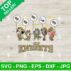 UCF Knights Bluey Friends SVG