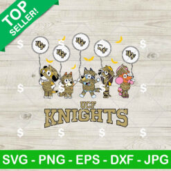 UCF Knights Bluey Friends SVG