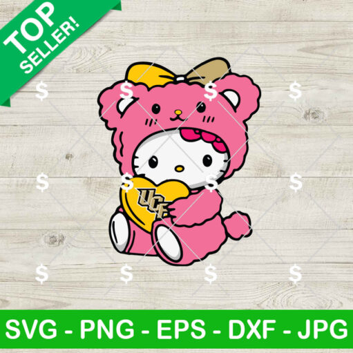 UCF Knights Pink Hello Kitty SVG