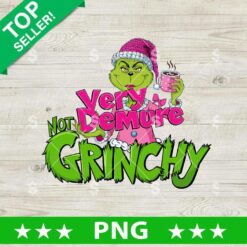 Very Demure Not Grinchy PNG, Grinchmas PNG, Grinch Coffee PNG