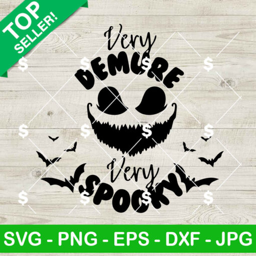 Very Demure Very Spooky SVG