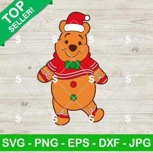 Winnie The Pooh Gingerbread SVG