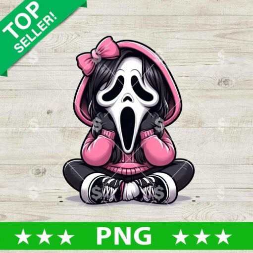 Girl Ghostface Scream PNG