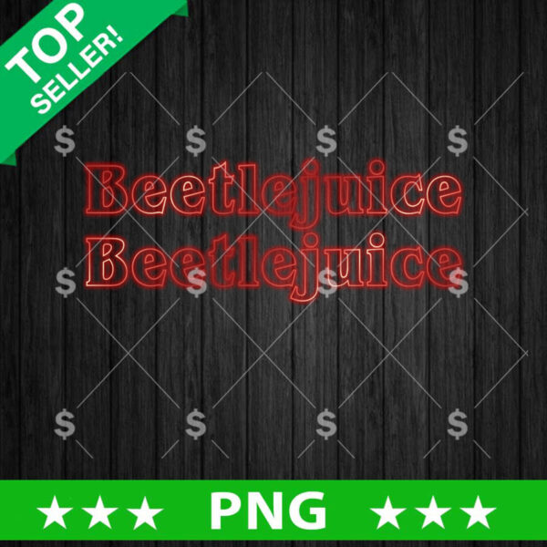 Beetlejuice Beetlejuice Stranger Things PNG, Beetlejuice Sublimation PNG, Beetlejuice Stranger things font PNG