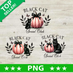 Black Cat Social Club Bundle PNG