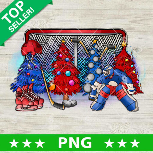 Christmas Tree Ice Hockey PNG