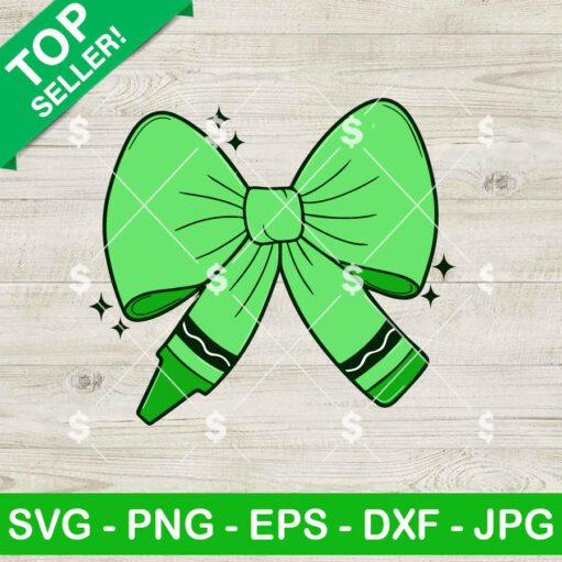 Pencil Coquette Bow School Svg